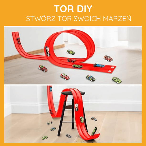 Elastyczny Tor Samochodowy DIY - 4 metry możliwości 🏎️